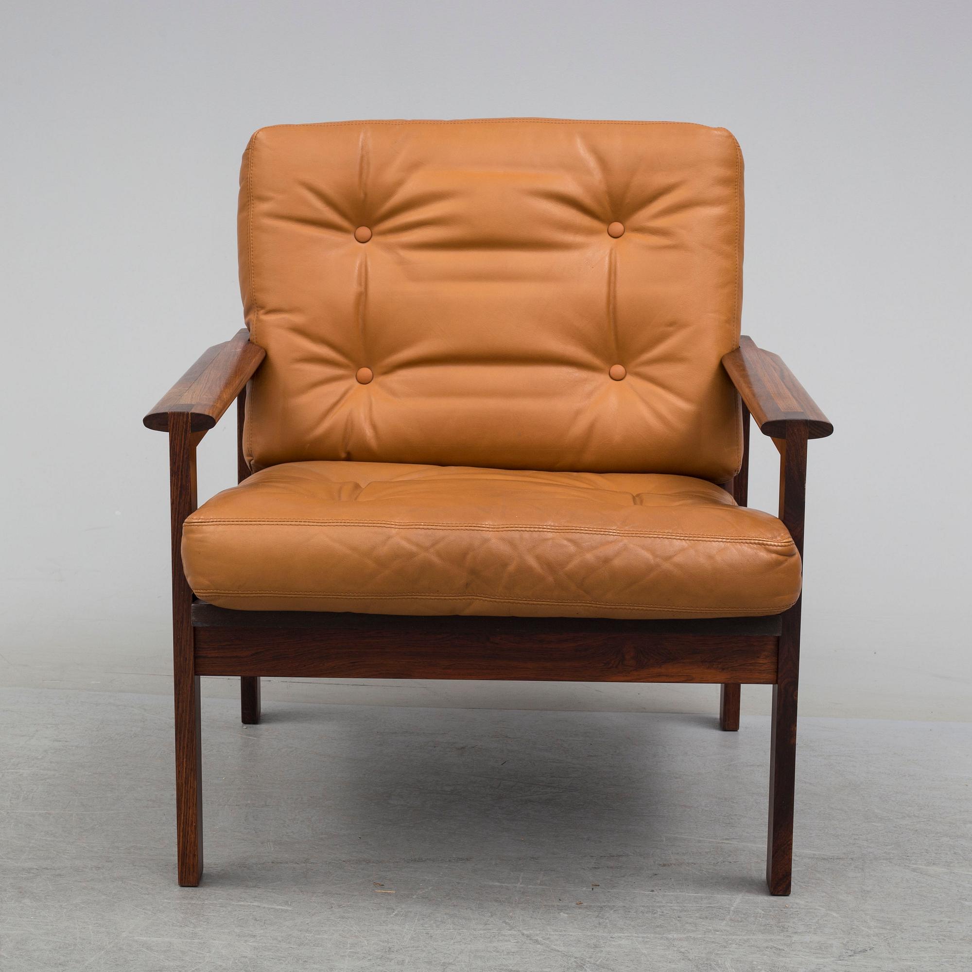 A 'Capella' easy chair by Illum Wikkelsø, 20th century.