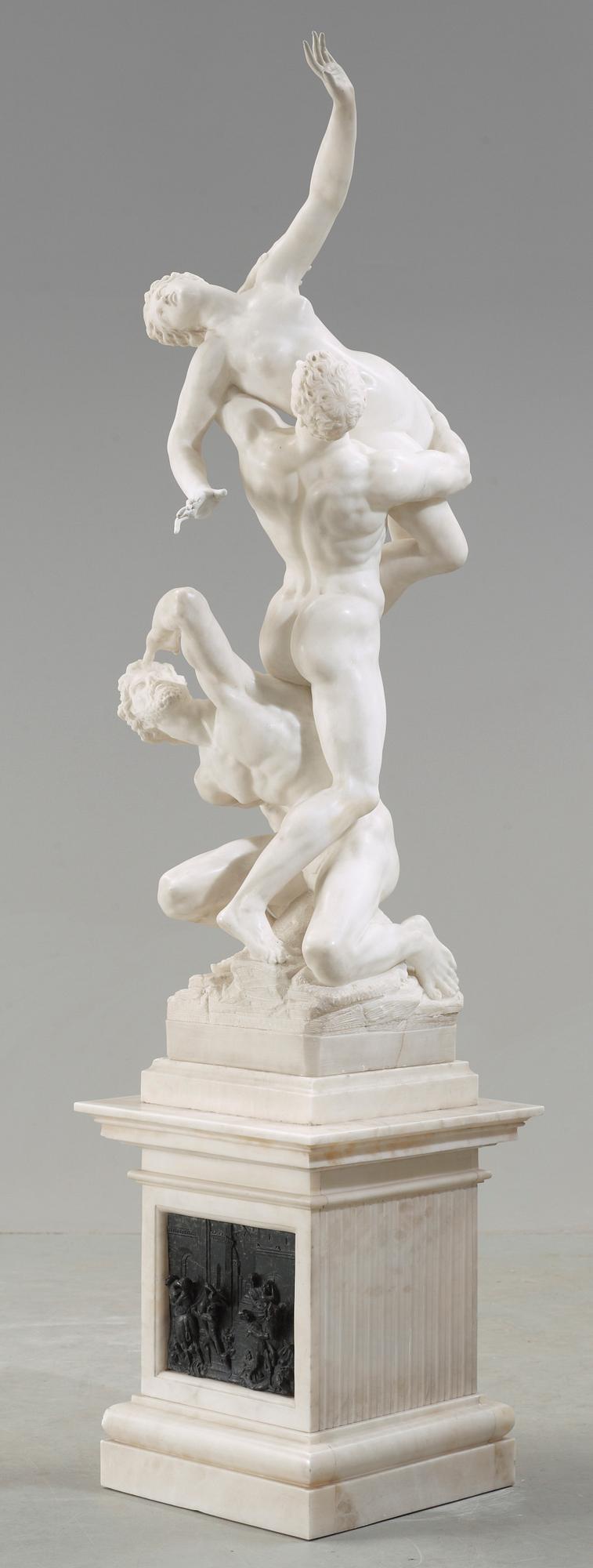Giambologna (Giovanni da Bologna) After, "The Rape of the Sabines".