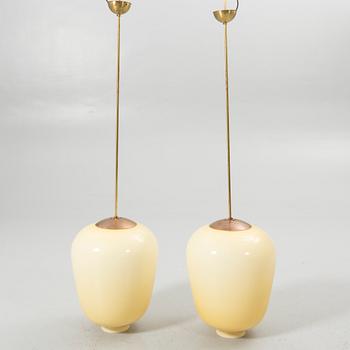 Harald Notini, taklampor, ett par, Swedish Modern, 1940-tal.