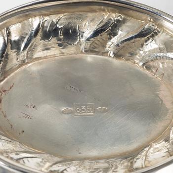 Empire-style sugar bowl on a foot, 20th century.