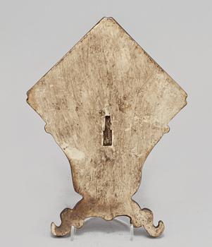 PLAKETT, porslin, Kina, 1900-tal.