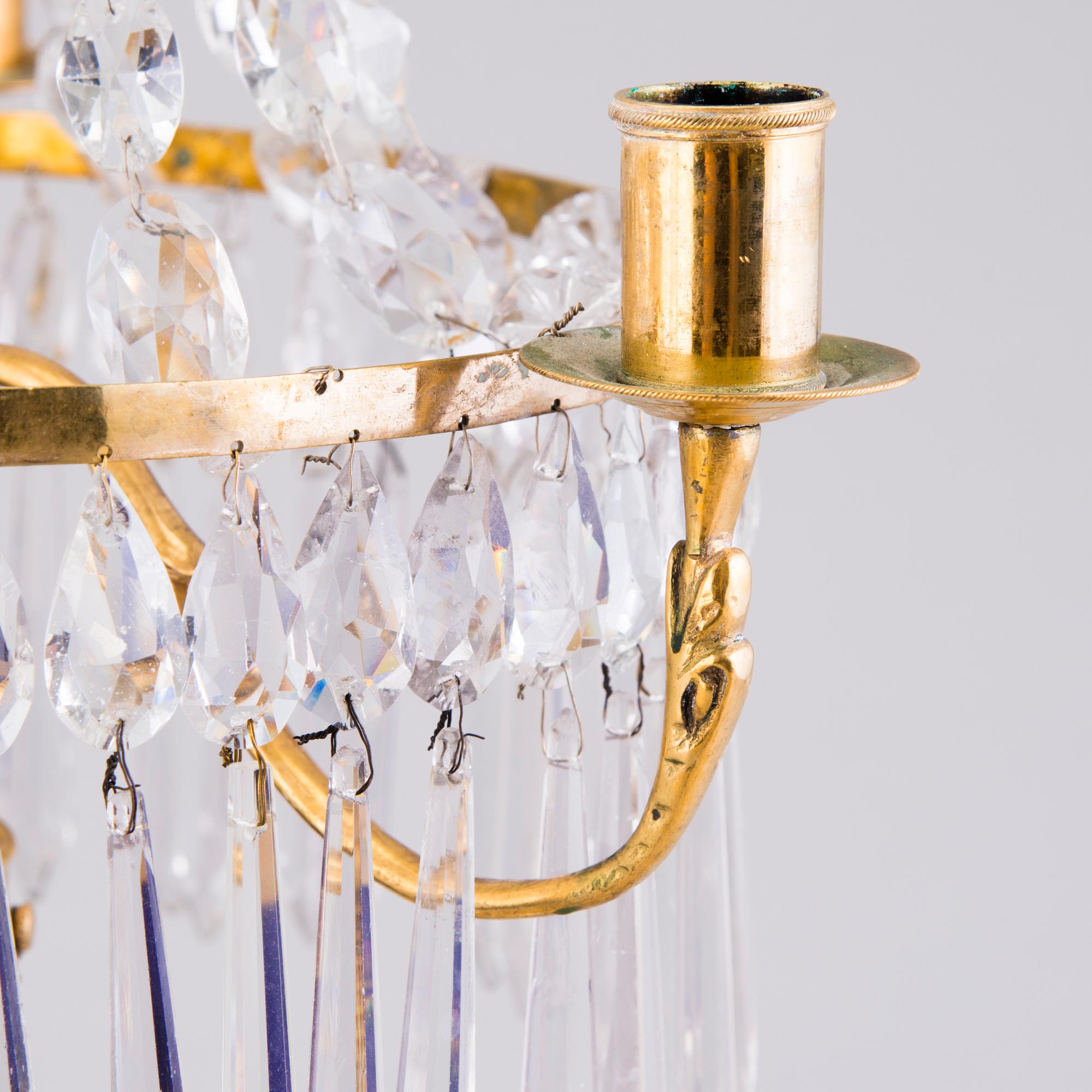 A TABLE CHANDELIER.