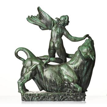 Carl Milles, "Europa och tjuren" (Europa and the bull).