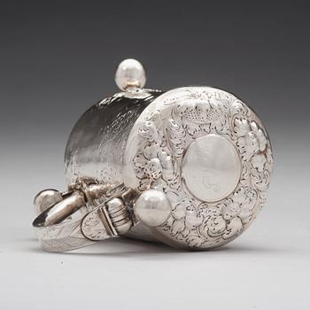 A Norwegian early 18th century silver tankard, mark of Johannes Johannesen Reimers d e, Bergen c.1700.