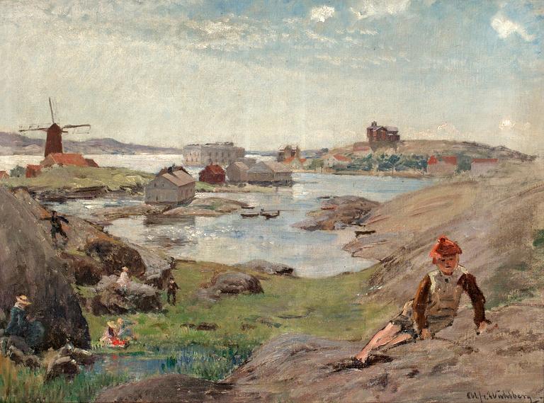 Alfred Wahlberg, Västkusten, sommar Bohuslän.