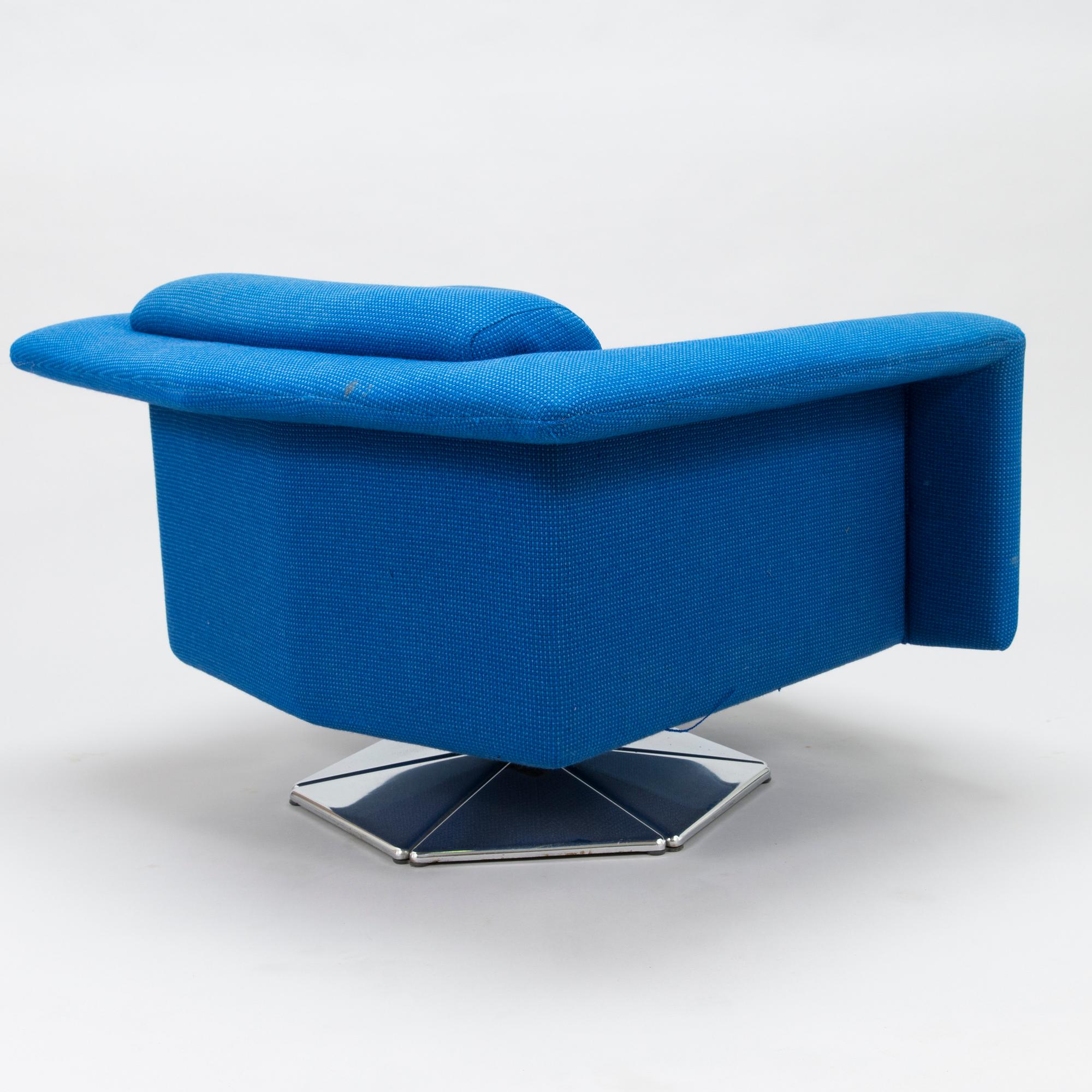 VOITTO HAAPALAINEN, nojatuoli "Prisma", Tehokalusto 1972.