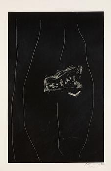 Robert Motherwell, "Soot-black stone #2".
