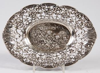 FAT, silver, barockstil, svenska importstämplar.