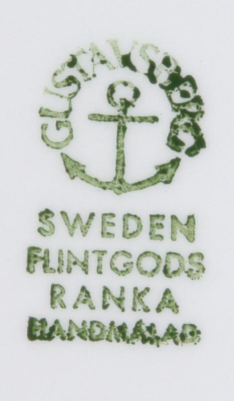 SERVISDELAR, ca 25 st, porslin, "Ranka", Stig Lindberg, Gustavsberg, 1942-1965.