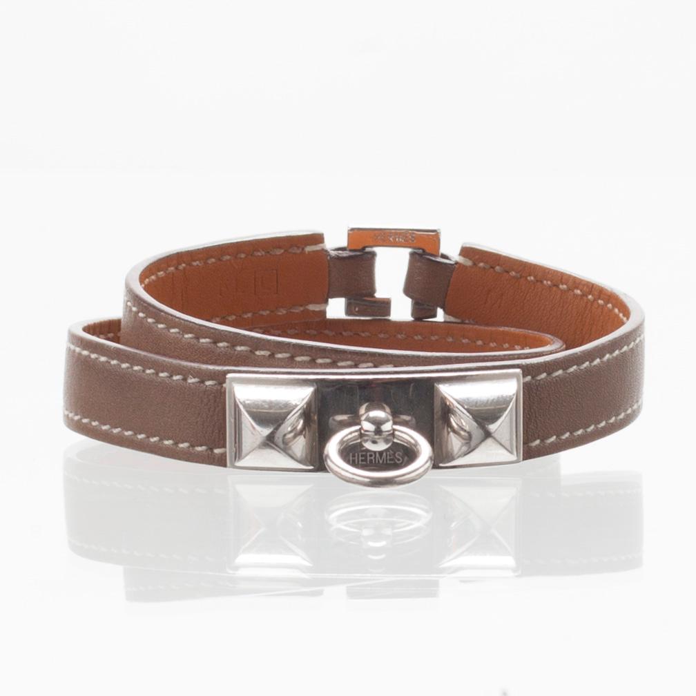 ARMBAND, '"Collier De Chien - Double Wrap", Hermès.