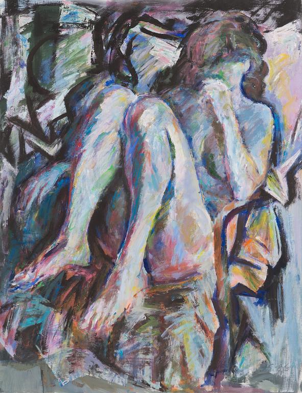 JOUKO SOLONEN, öljy kankaalle, signeerattu ja päivätty -86.