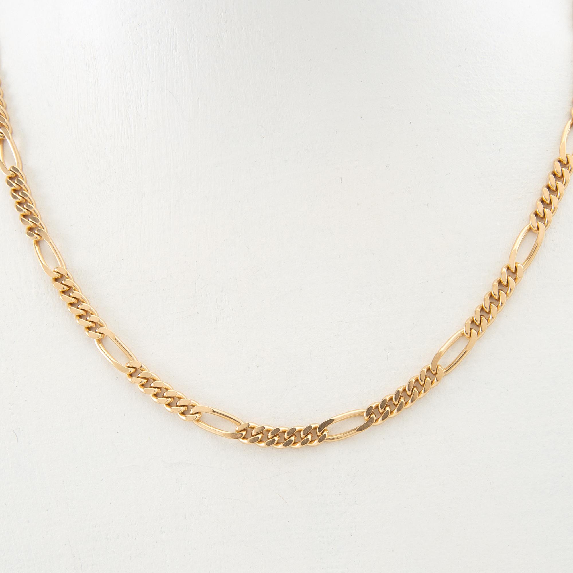 Necklace, Panzer link, 18K gold.