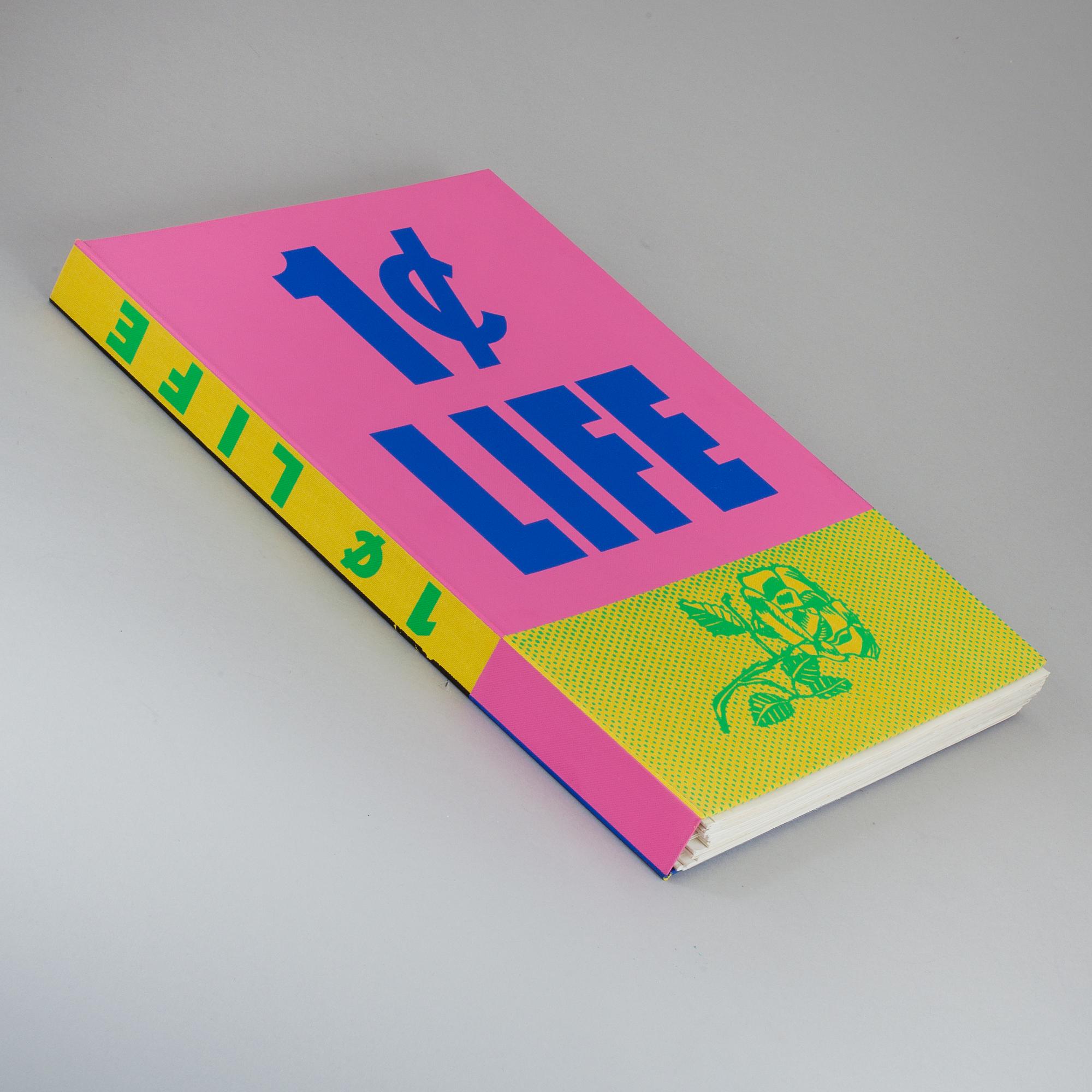 BOOK, "ONE CENT LIFE", Walasse Ting, edited by Sam Francis and published by E.W. Kornfeld, Bern, 1964. Edition 740/2000.