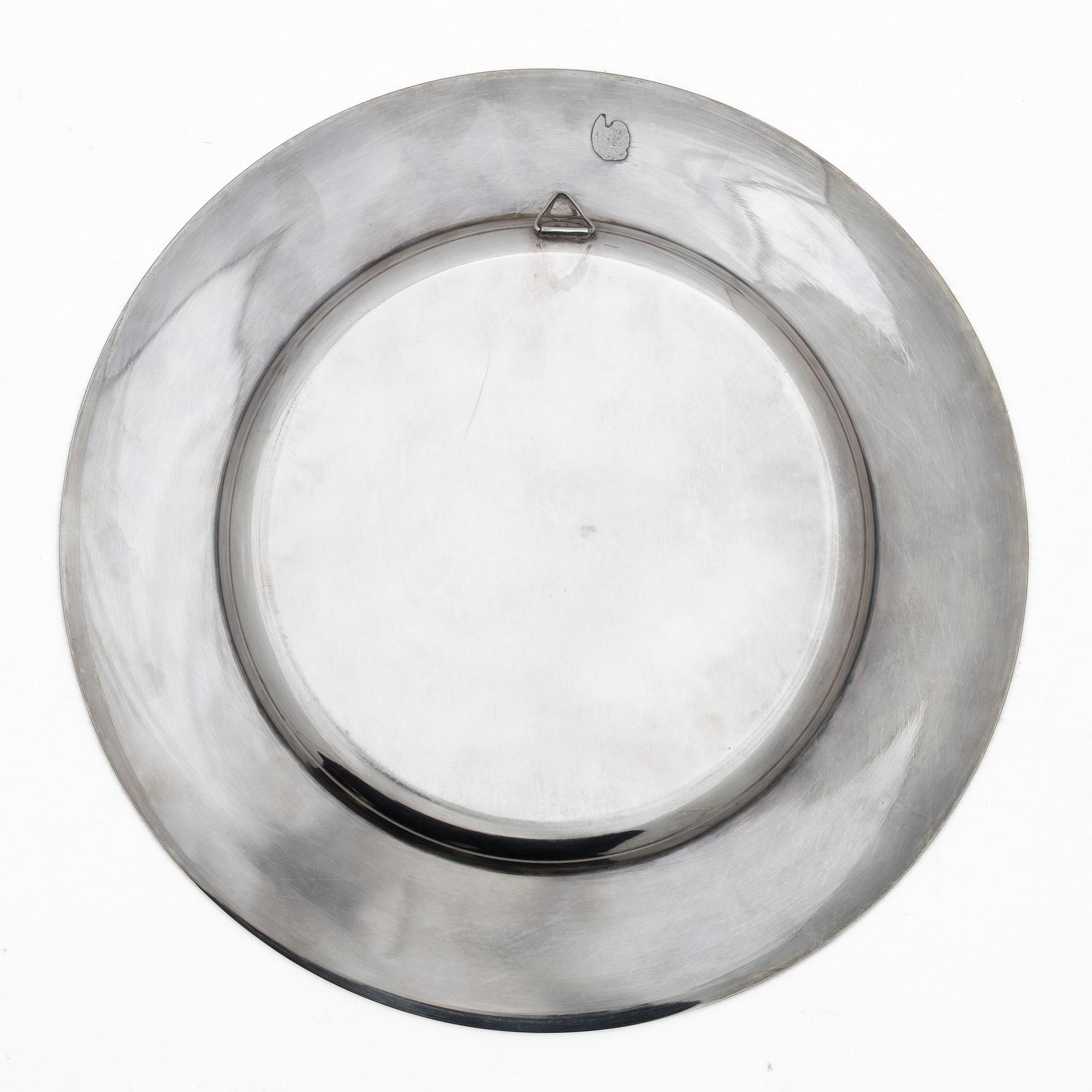 A silver platter, GAB, Stockholm, Sweden, 1937.