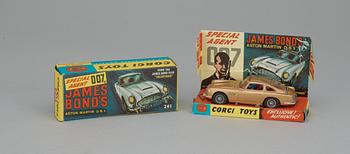 972. CORGI TOYS JAMES BOND´S, ASTON MARTIN DB 5, England, 1960-tal.