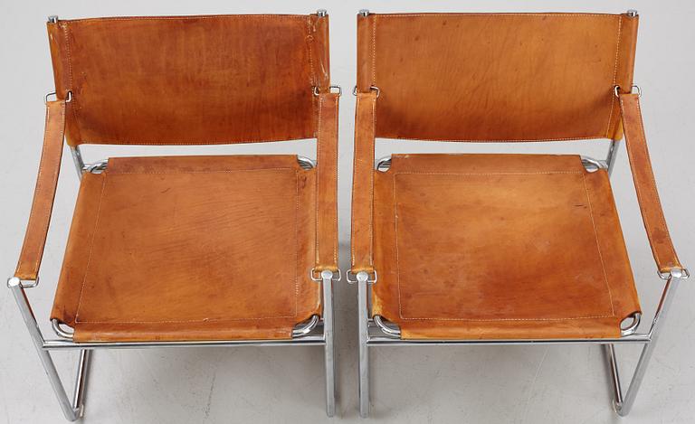Karin Mobring,  a pair of armchairs, "Amiral", IKEA, 1970s.