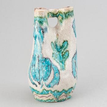 Guido Gambone, a stoneware vase / sculpture, Italy 1950's.