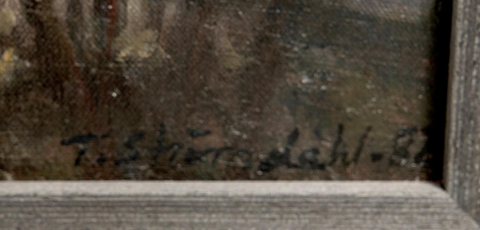 Thomas Strömdahl, follower of, "High-pitched lines under the crow sky," 1982.