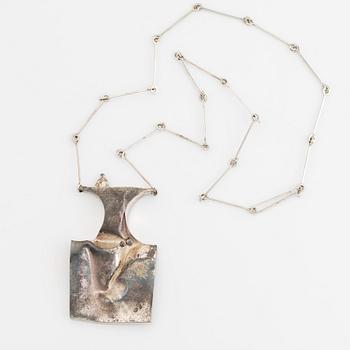 Björn Weckström, "Barbarella" silver necklace.