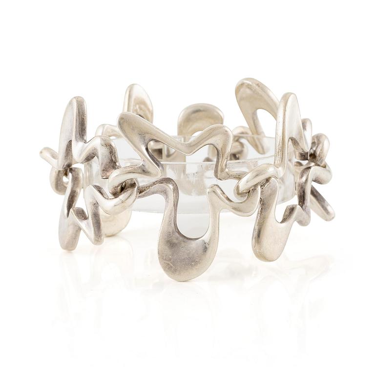 Henning Koppel, a bracelet "Splash", sterling silver, for Georg Jensen & Wendel, Denmark 1945 - 1951.