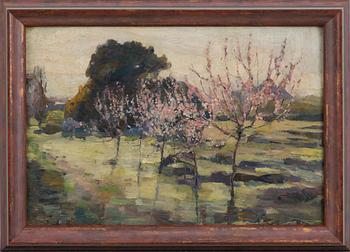 NIKOLAI KRYMOV, SPRING LANDSCAPE.