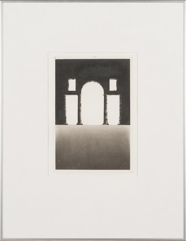 Pentti Lumikangas, akvatint och torrnål, signerad och daterad -87, numrerad 80/99.