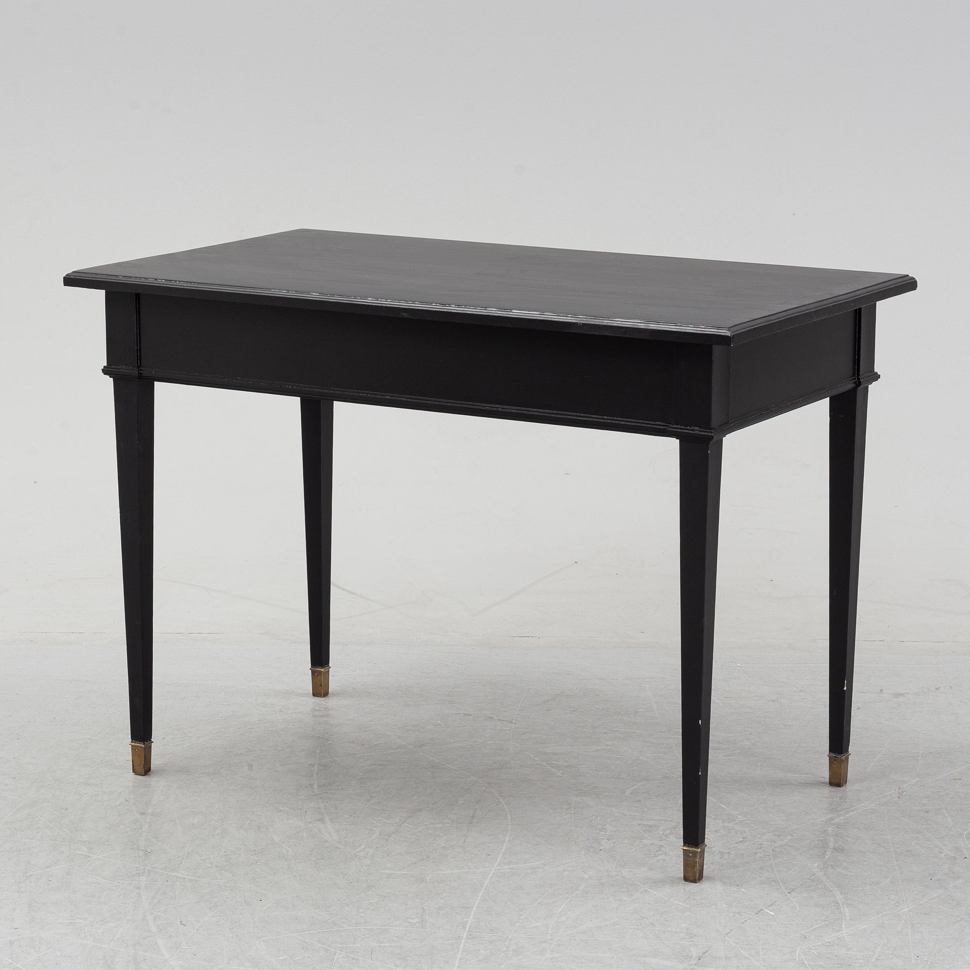 A painted desk, early 20th Century.