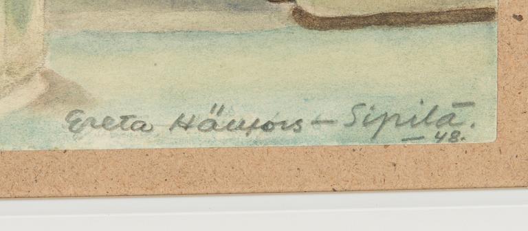 Greta Hällfors-Sipilä, Blomman i flaskan.