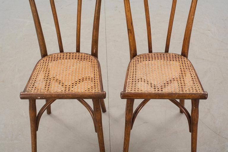 STOLAR, ett par, Thonet, 1900-talets första hälft.