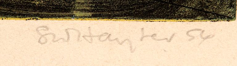 Stanley William Hayter, litografi signerad daterad och numrerad 56 115/200.