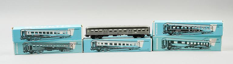 VAGNAR, 11 st, Märklin, H0.