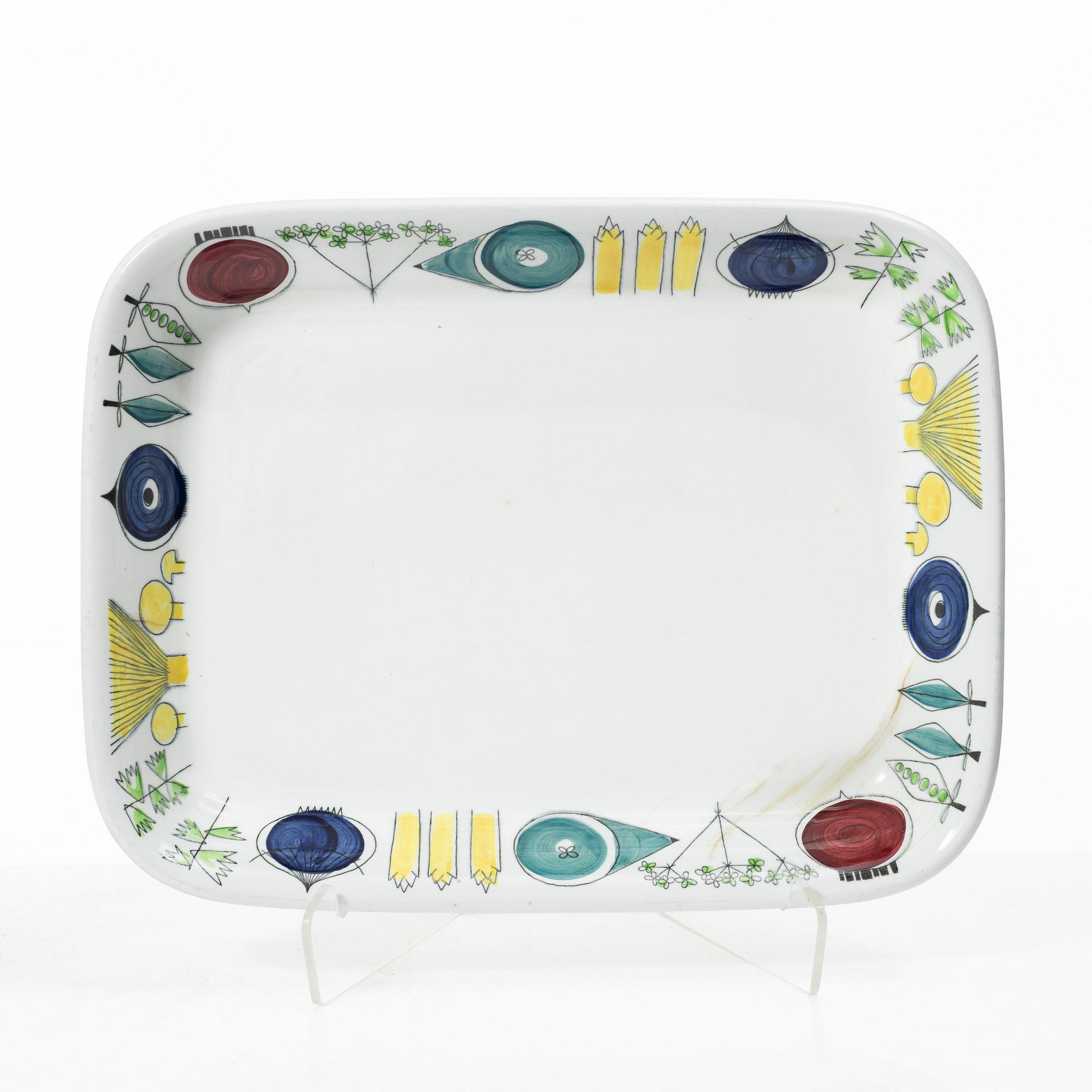 Marianne Westman, twelve service pieces, 'Picknick' and 'Pomona', Rörstrand.