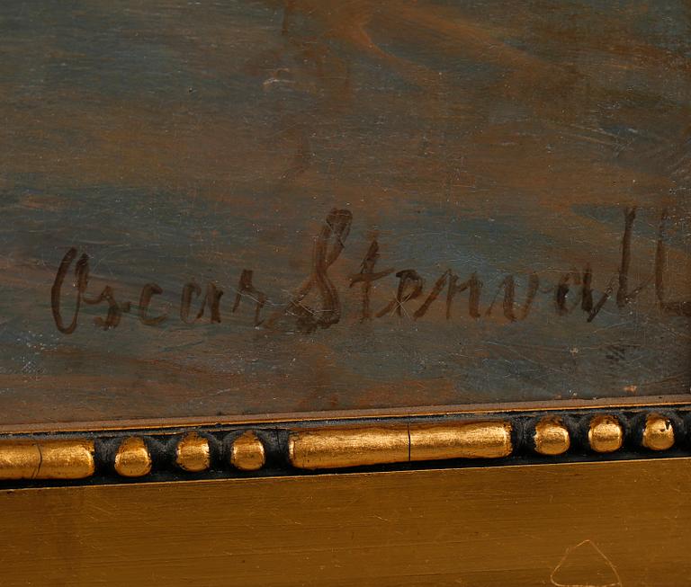 FRANS OSCAR STENVALL, olja på duk, signerad.
