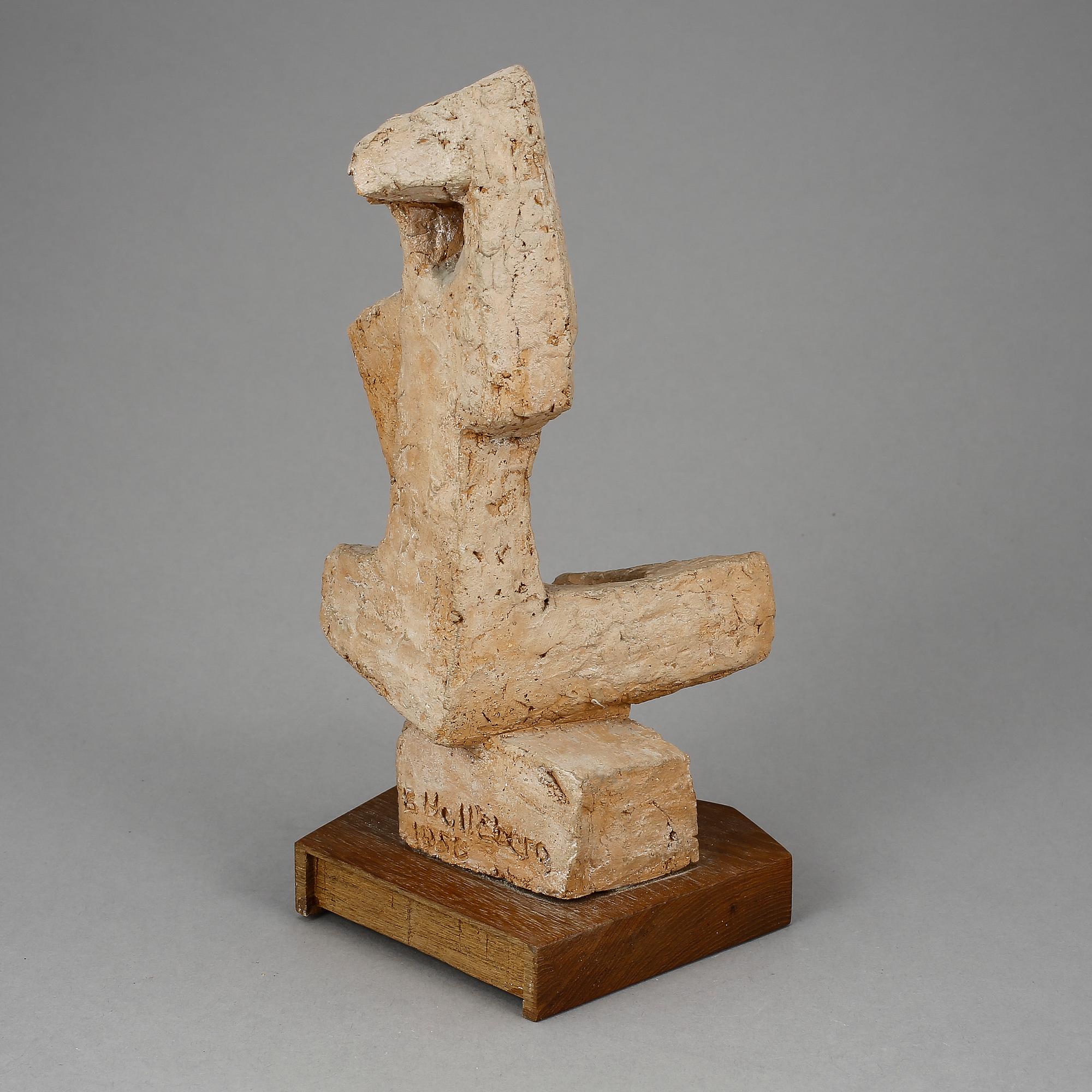 BERNDT HELLEBERG, skulptur, signerad och daterad 1958.