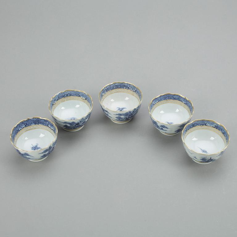 SERVISDELAR, 6 delar, Kina, Qing dynastin, omkr år 1800.