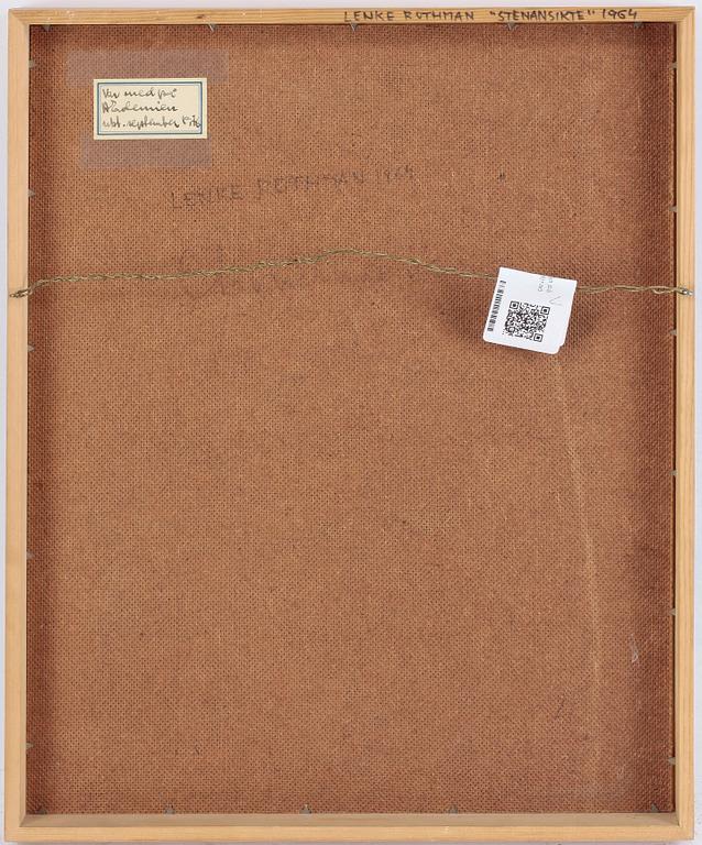 LENKE ROTHMAN, olja på duk. Signerad och daterad 1964,