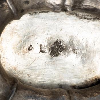 Konfektskål, silver, Moskva, Ryssland 1840.