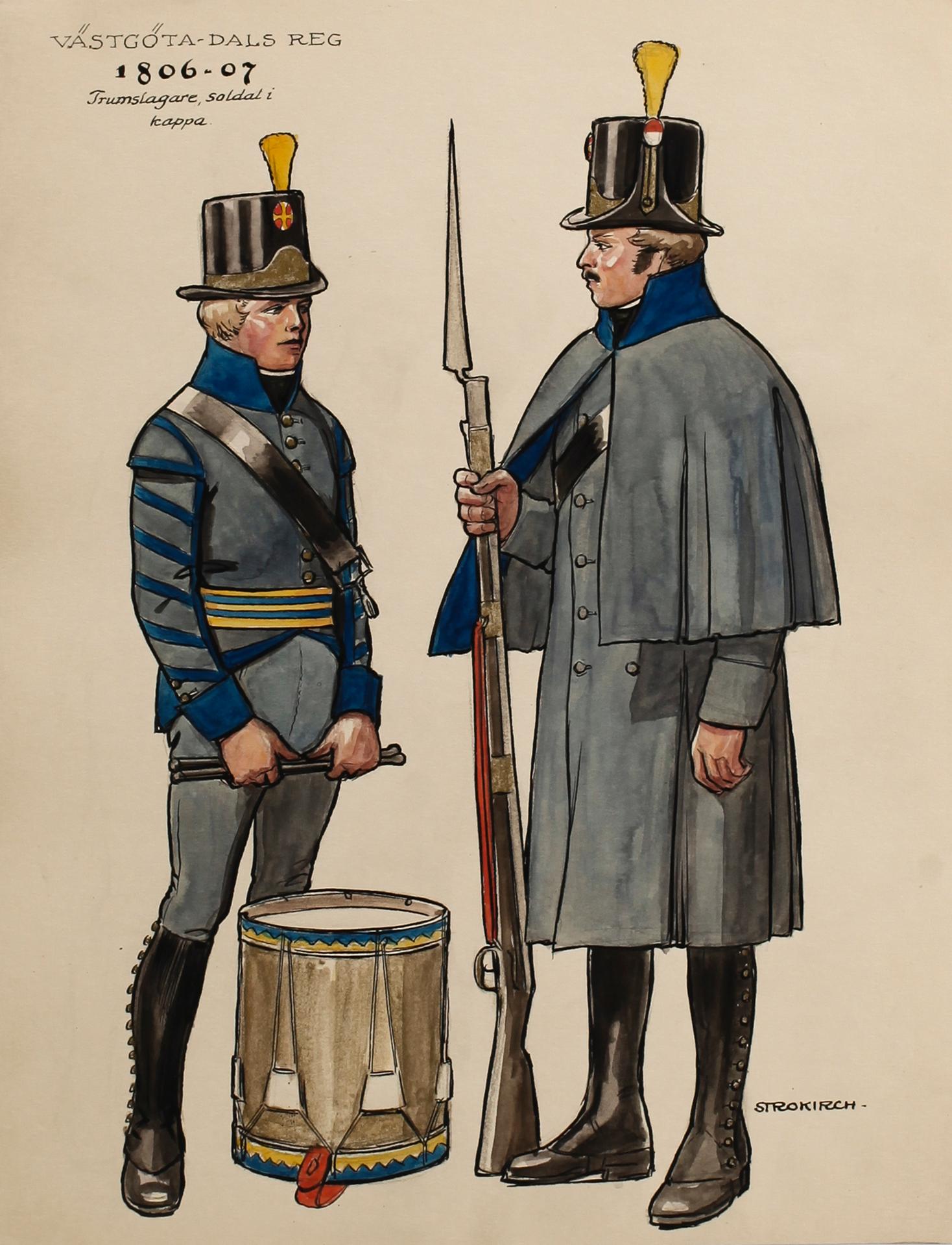 EINAR VON STROKIRCH, 23 st, akvareller, signerade.