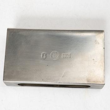 Dish and matchbox holder, Firma Svenskt Tenn.