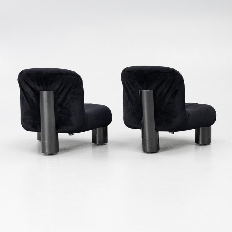Cini Boiri, armchairs, a pair, "Botolo", Arflex, Italy.