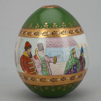 PÅSKÄGG, porslin, sannolikt Kuznetsov, 1900-talets början.