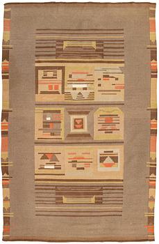 Karvalankamatto, 1930-luku. Noin 300x190 cm.