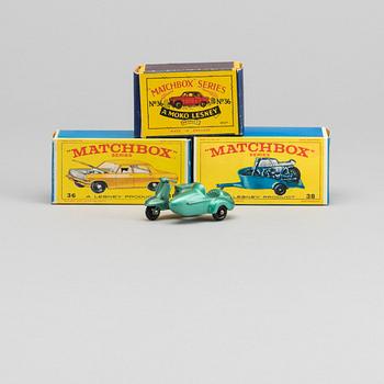 LESNEY MATCHBOX SERIES FOUR CARS.