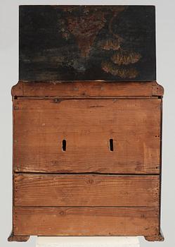 KABINETTSKÅP. Senbarock, 1700-tal.