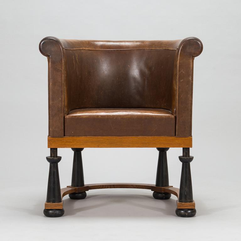 Arttu Brummer, a late 1920's armchair for Juho Konttinen Oy.