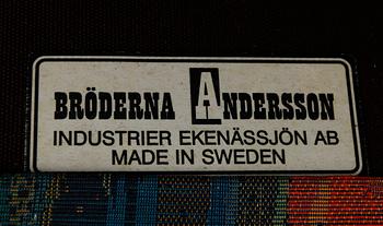 KARMFÅTÖLJER, 1 par, Bröderna Andersson, 1900-talets andra hälft.