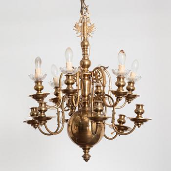 A Baroque style chandelier, first half of the 20th Century.