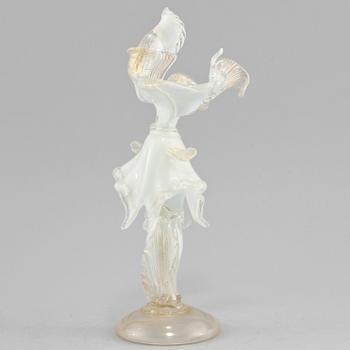 FIGURIN, glas, Murano, Italien, sannolikt 1900-talets tredje kvartal.