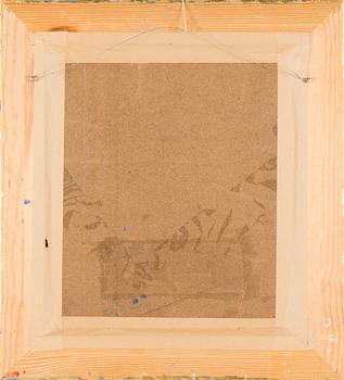 Hannu Konola, olja på pannå, signerad och daterad och daterad -87.