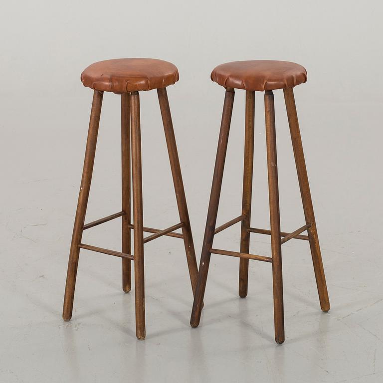 A pair of second half of the 20th century stools.